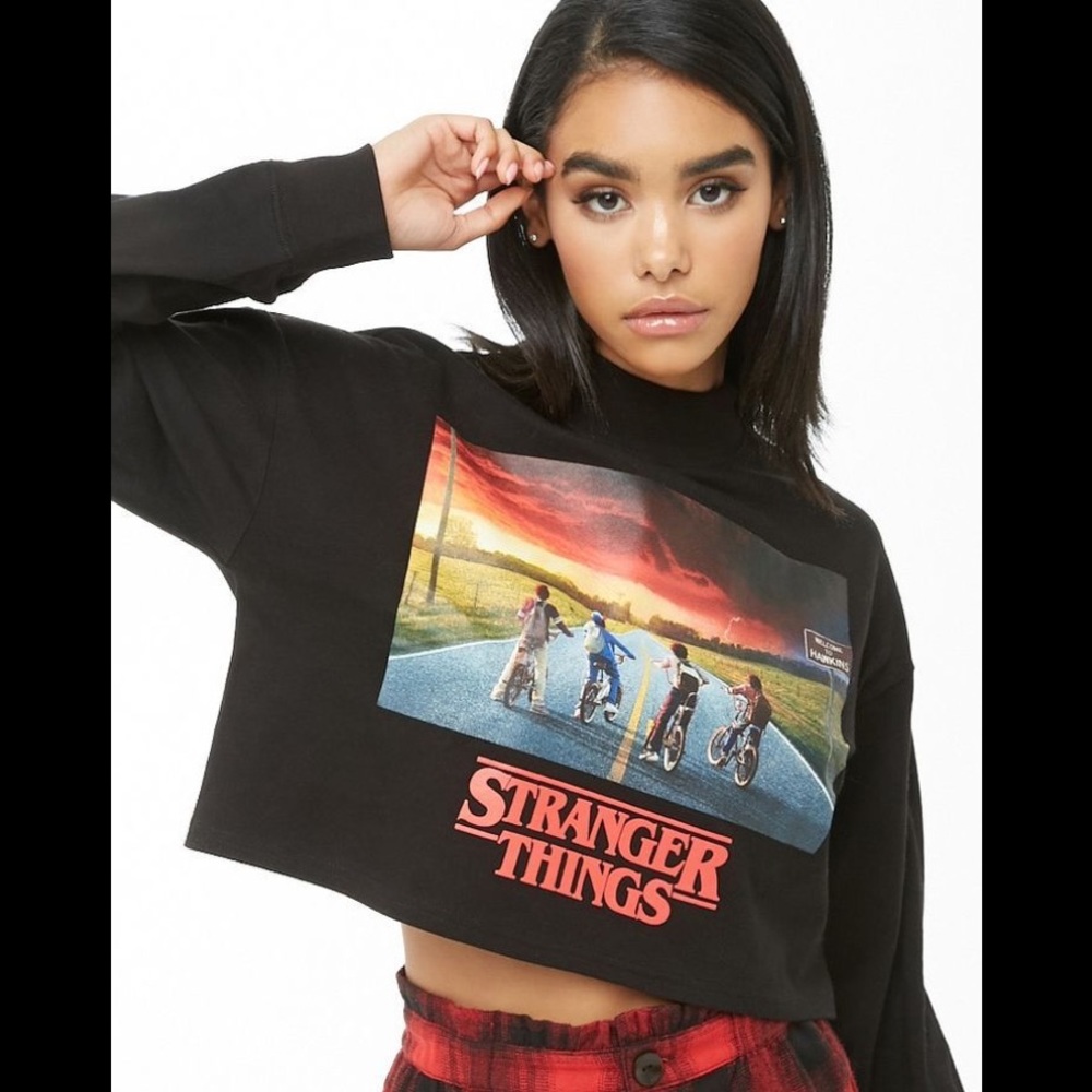 Forever 21 Stranger Things Croptop